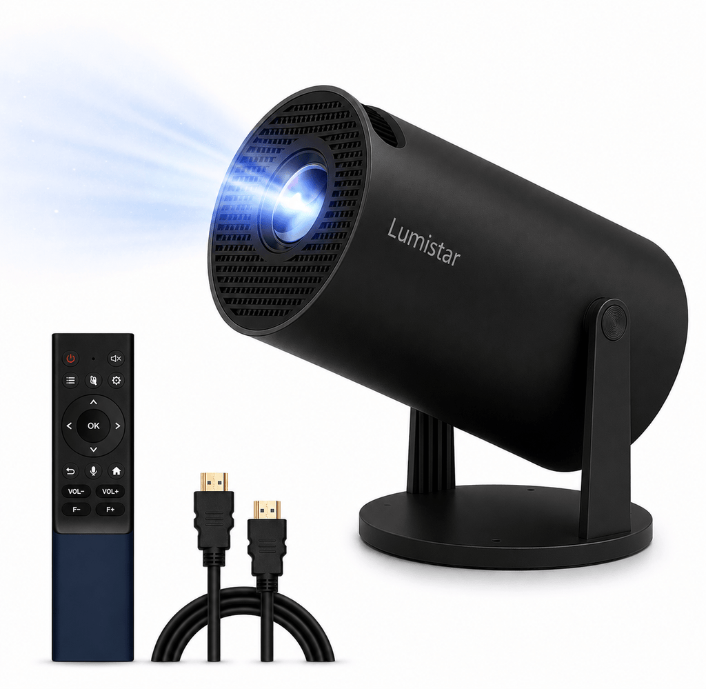 Lumistar Premium Mini Beamer – Erstellen Sie Ihr eigenes Heimkino – Lumistar – Mini Beamer – Lumistar