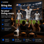 Lumistar Ultra Mini Beamer – Full HD – Erstellen Sie Ihr eigenes Heimkino unterwegs – Lumistar Mini Beamer – Lumistar