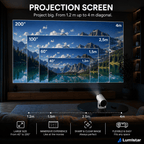 Lumistar Premium Mini Beamer – Erstellen Sie Ihr eigenes Heimkino – Lumistar – Mini Beamer – Lumistar