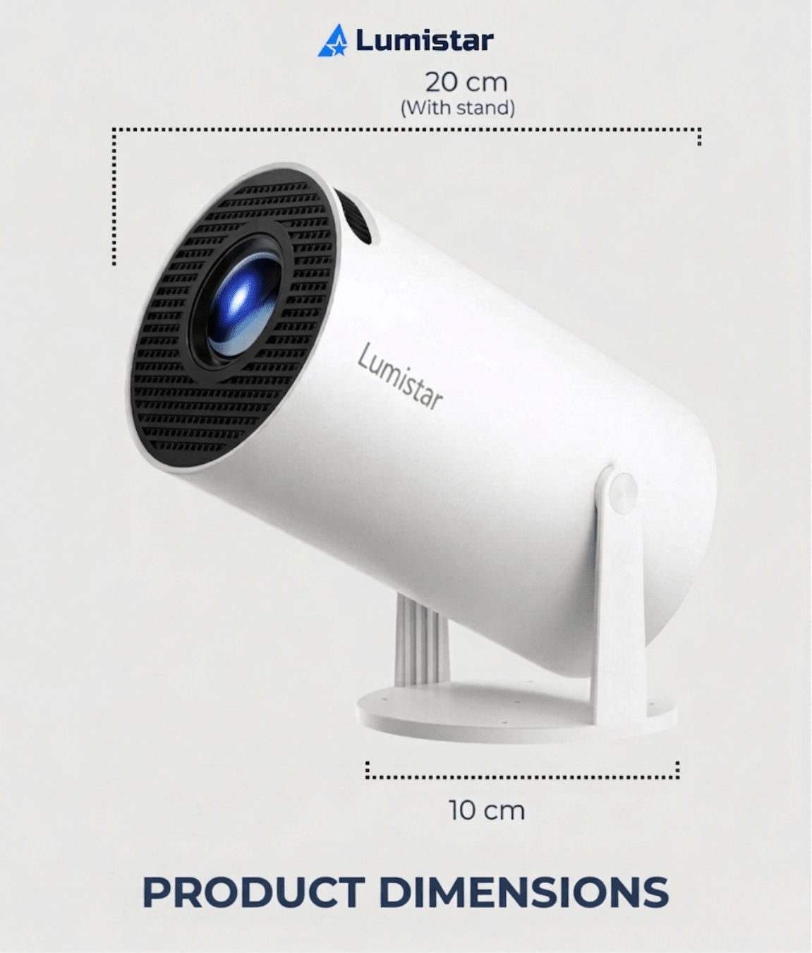 Lumistar Premium Mini Beamer – Erstellen Sie Ihr eigenes Heimkino – Lumistar – Mini Beamer – Lumistar