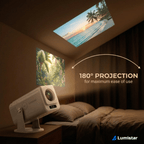 Lumistar Pro+ Mini Beamer 180-Grad-Projektion