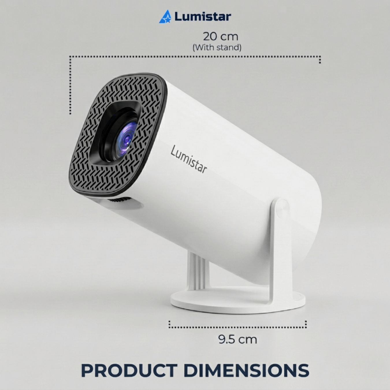 Lumistar Pro Mini Beamer Abmessungen