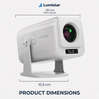 Lumistar Pro+ Mini Beamer Abmessungen