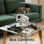 Lumistar Pro+ Mini Beamer Verpackungsinhalt