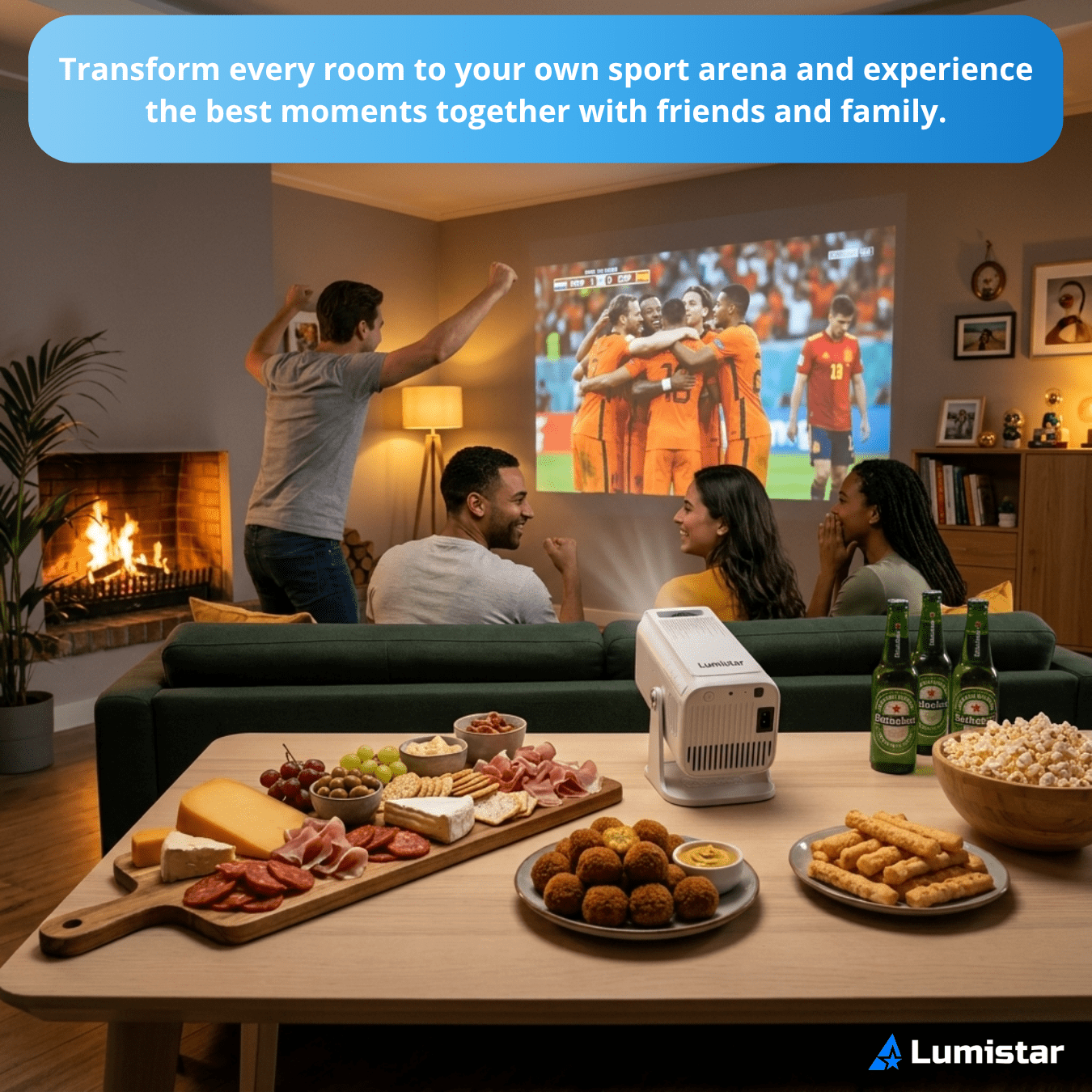 Lumistar Pro+ Mini Beamer Fußballprojektion