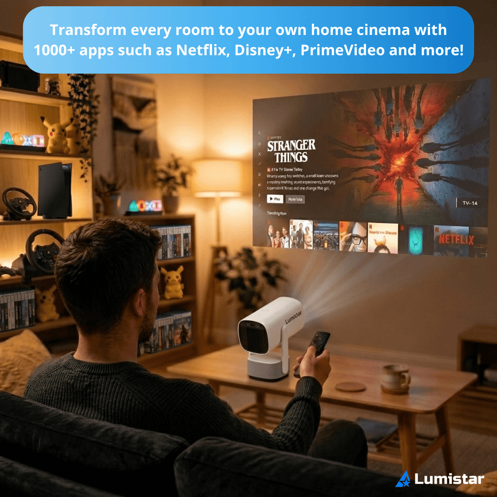 Lumistar Ultra Mini Beamer Netflix