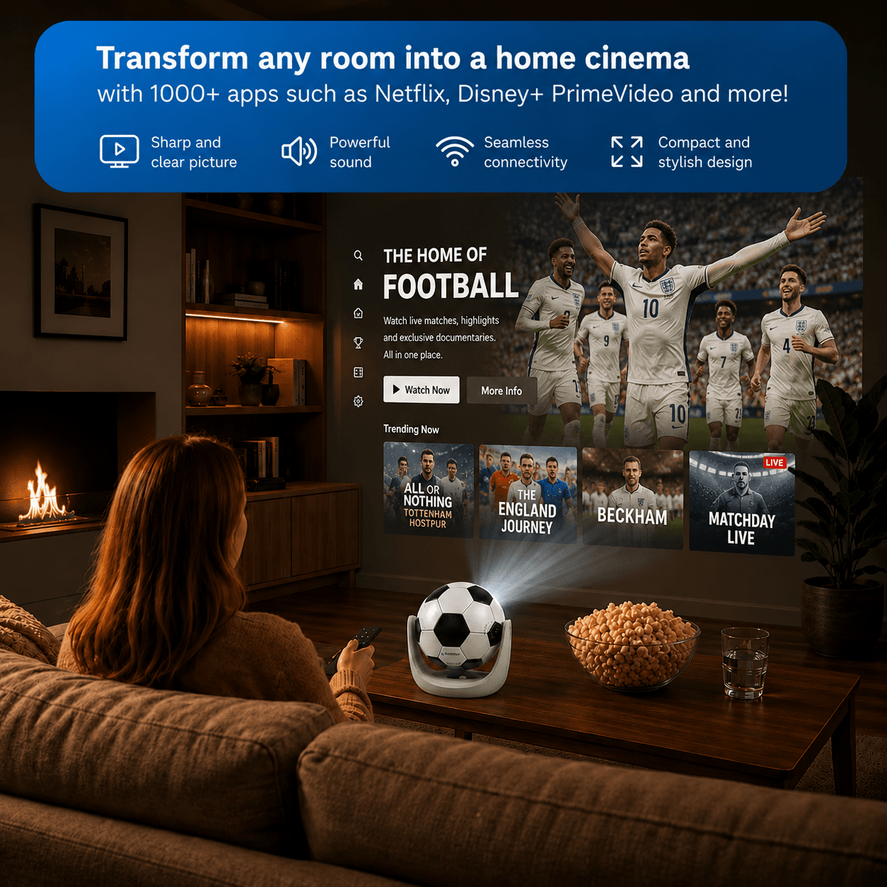 Lumistar Mini Beamer World Cup Edition - Experience the World Cup Differently - Lumistar - mini beamer - Lumistar