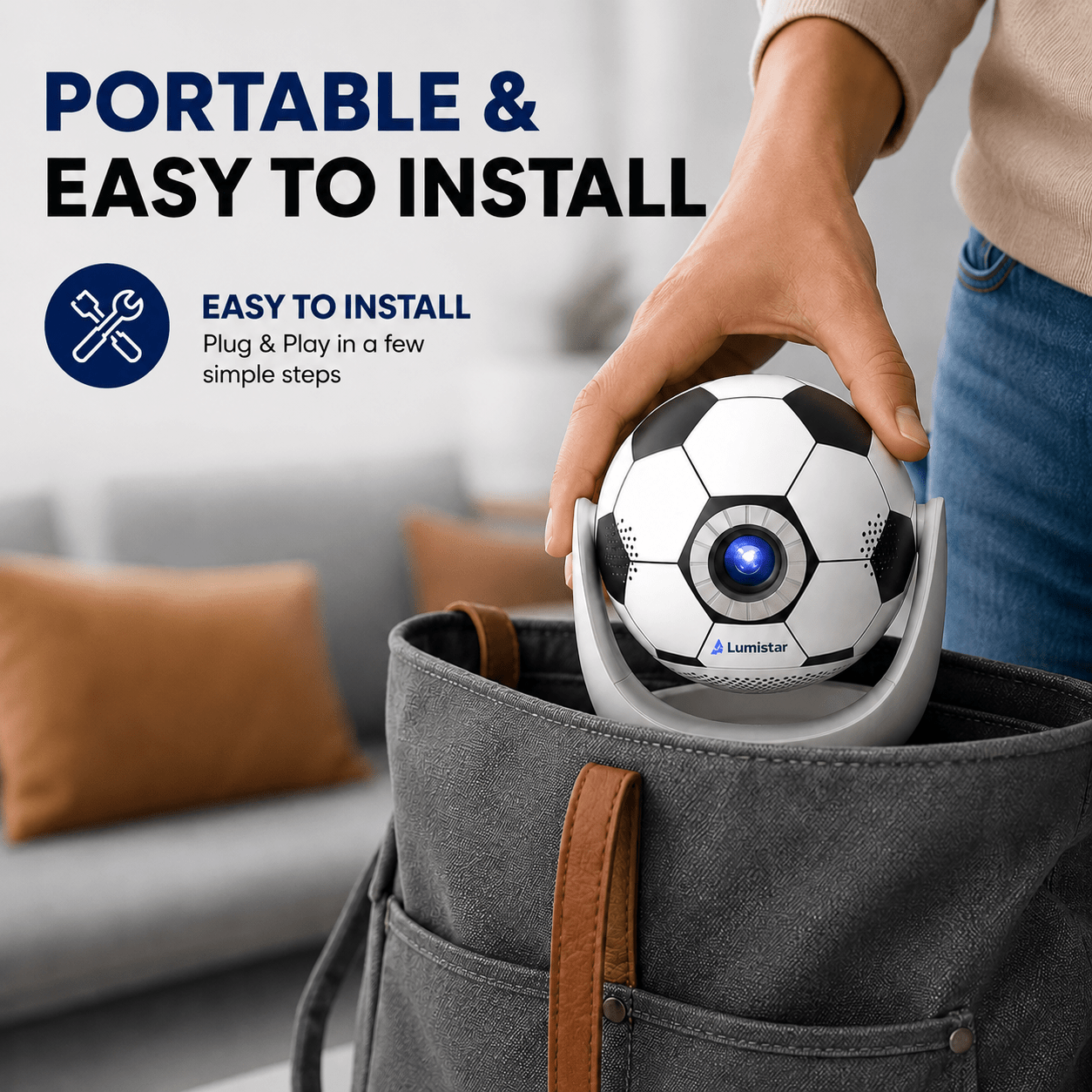 Lumistar Mini Beamer World Cup Edition - Experience the World Cup Differently - Lumistar - mini beamer - Lumistar